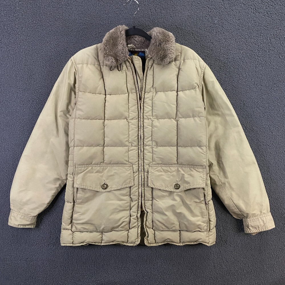 Eddie Bauer Down Blizzard Proof Jacket Mens XS-S 50s 60s Kara Koram USA VTG